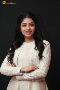 actress navya swamy in a white dress