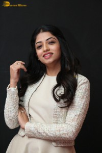 actress navya swamy in a white dress