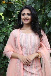 Indian actress nayan sarika cute in a pink salwar dress