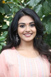 Indian actress nayan sarika cute in a pink salwar dress