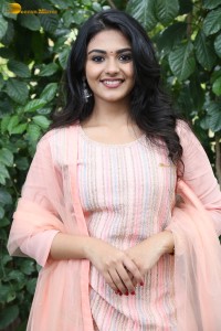 Indian actress nayan sarika cute in a pink salwar dress