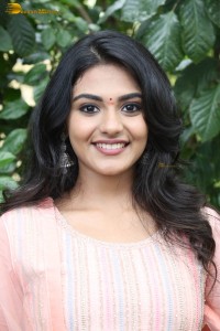 Indian actress nayan sarika cute in a pink salwar dress