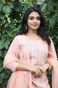 Indian actress nayan sarika cute in a pink salwar dress