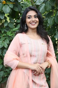 Indian actress nayan sarika cute in a pink salwar dress