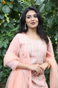 Indian actress nayan sarika cute in a pink salwar dress