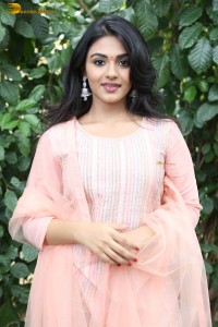 Indian actress nayan sarika cute in a pink salwar dress