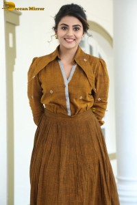 actress nayan sarika gorgeous in brown skirt and shirt