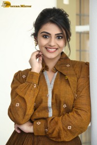 actress nayan sarika gorgeous in brown skirt and shirt