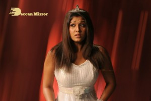 Actress Nayanthara photoshoot in a shoulder less white dress