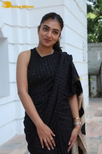 Telugu Actress Nazriya Nazim in a Black Saree