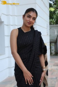 Telugu Actress Nazriya Nazim in a Black Saree
