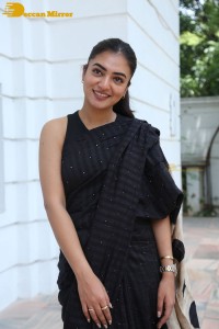 Telugu Actress Nazriya Nazim in a Black Saree