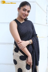 Telugu Actress Nazriya Nazim in a Black Saree