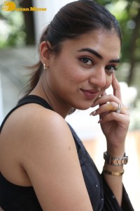 Telugu Actress Nazriya Nazim in a Black Saree