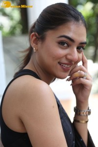 Telugu Actress Nazriya Nazim in a Black Saree