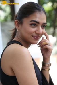 Telugu Actress Nazriya Nazim in a Black Saree