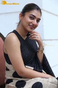 Telugu Actress Nazriya Nazim in a Black Saree
