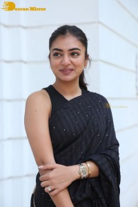 Telugu Actress Nazriya Nazim in a Black Saree
