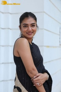 Telugu Actress Nazriya Nazim in a Black Saree
