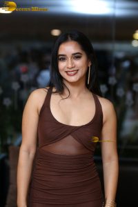 actress neha krishna gorgeous in a brown dress
