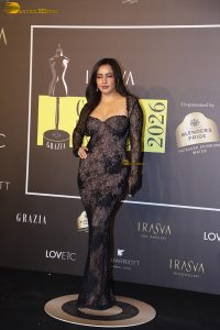 actress neha sharma dazzles at a movie event in a black dress