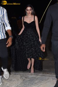 actress neha shetty stunning in a black dress