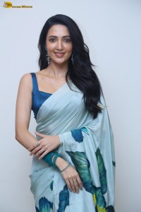 actress Neha Shetty ravishing looks in a blue saree