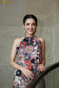 actress neha shetty cute in a short dress at a function