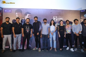 Pictures from Nenu Student Sir Press Meet attended by Bellamkonda Ganesh, Avantika Dassani, and Vishwak Sen