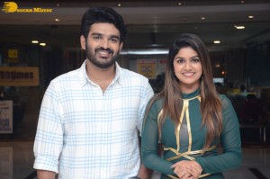 Pictures from the Trailer Launch of ‘Nenu Meeku Baaga Kavalsinavaadini’ - attended by Kiran Abbavaram and Sanjana