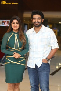 Pictures from the Trailer Launch of ‘Nenu Meeku Baaga Kavalsinavaadini’ - attended by Kiran Abbavaram and Sanjana