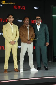 Netflix Slate 2025 attended by Shah Rukh Khan, Yami Gautam, Venkatesh, Fatima Sana Shaikh, Saif Ali Khan, Khushi Kapoor, Rana Daggubati, and Vaani Kapoor