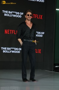Netflix Slate 2025 attended by Shah Rukh Khan, Yami Gautam, Venkatesh, Fatima Sana Shaikh, Saif Ali Khan, Khushi Kapoor, Rana Daggubati, and Vaani Kapoor