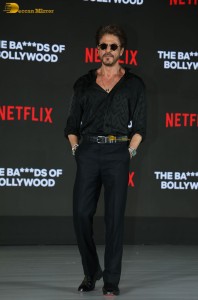 Netflix Slate 2025 attended by Shah Rukh Khan, Yami Gautam, Venkatesh, Fatima Sana Shaikh, Saif Ali Khan, Khushi Kapoor, Rana Daggubati, and Vaani Kapoor