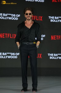 Netflix Slate 2025 attended by Shah Rukh Khan, Yami Gautam, Venkatesh, Fatima Sana Shaikh, Saif Ali Khan, Khushi Kapoor, Rana Daggubati, and Vaani Kapoor