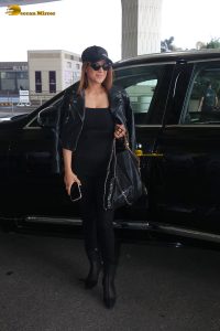 actress nia sharma pretty in black dress