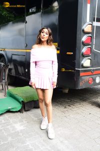 actress Nia Sharma cute in a short dress