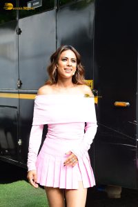 actress Nia Sharma cute in a short dress