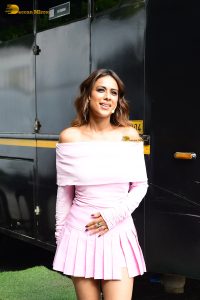 actress Nia Sharma cute in a short dress