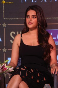 Nidhhi Agerwal sexy looks at SIIMA 2023 Press Meet