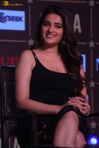 Nidhhi Agerwal sexy looks at SIIMA 2023 Press Meet