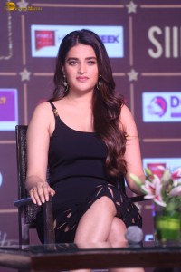 Nidhhi Agerwal sexy looks at SIIMA 2023 Press Meet
