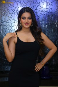 Nidhhi Agerwal sexy looks at SIIMA 2023 Press Meet