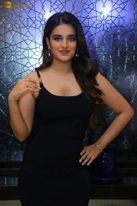 Nidhhi Agerwal sexy looks at SIIMA 2023 Press Meet