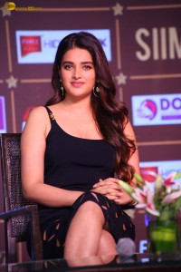 Nidhhi Agerwal sexy looks at SIIMA 2023 Press Meet