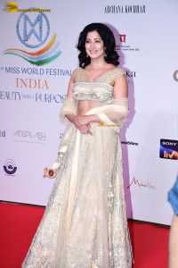 actress Niharica Raizada gorgeous in a white lehenga choli dress