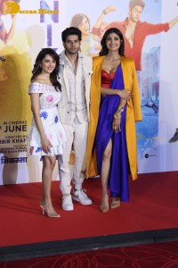 Nikamma Trailer launch attended by Shirley Setia, Abhimanyu Dassani, Bhagyashree and Shilpa Shetty