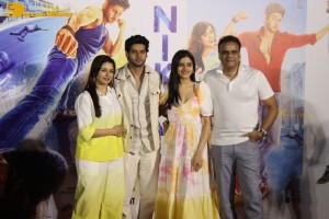 Nikamma Trailer launch attended by Shirley Setia, Abhimanyu Dassani, Bhagyashree and Shilpa Shetty