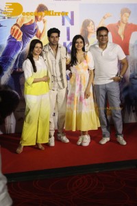 Nikamma Trailer launch attended by Shirley Setia, Abhimanyu Dassani, Bhagyashree and Shilpa Shetty
