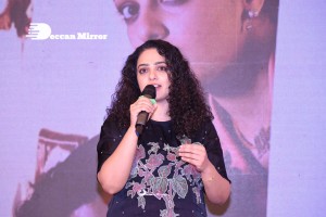 South Indian Actress Nithya Menen at a movie funciton